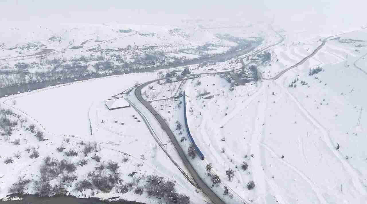 Erzincan Güzergahındaki Yolculuğu Dron Kamerasıyla Görüntülendi