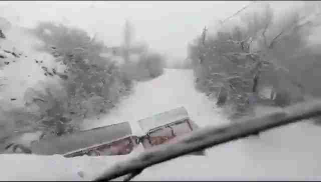 Yüksek Kesimlerde Kar Etkili Oldu Elazığ’da etkili olan kar yağışı,