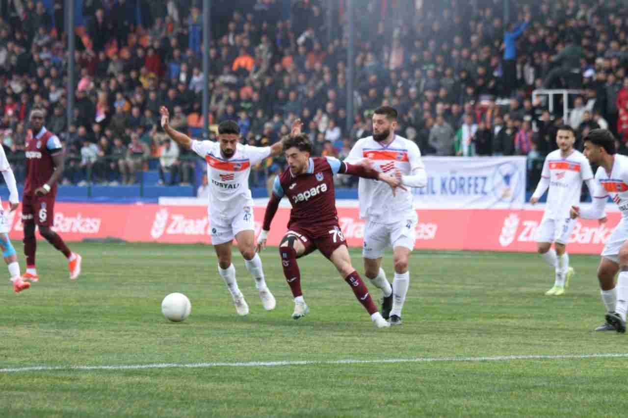  Ziraat Türkiye Kupası A Grubu’nda Trabzonspor, deplasmanda karşılaştığı İskenderunspor ile