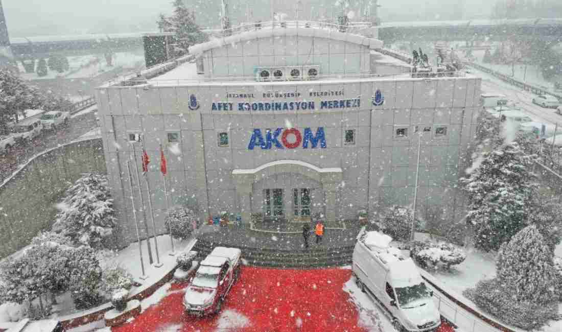 Akşam Saatlerinden İtibaren Kar Yağışı Bekleniyor İstanbul Büyükşehir Belediyesi Afet