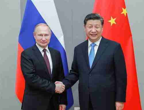 Rusya Devlet Başkanı Vladimir Putin ile Çin Devlet Başkanı Şi
