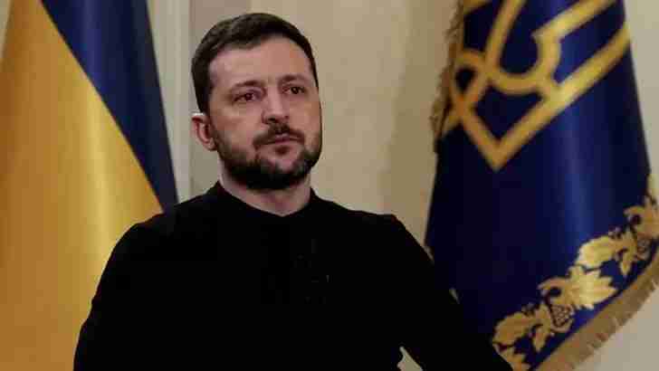 Ukrayna Devlet Başkanı Volodimir Zelenskiy, Kiev’de düzenlenen ‘Ukrayna’yı Destekleyin’ başlıklı