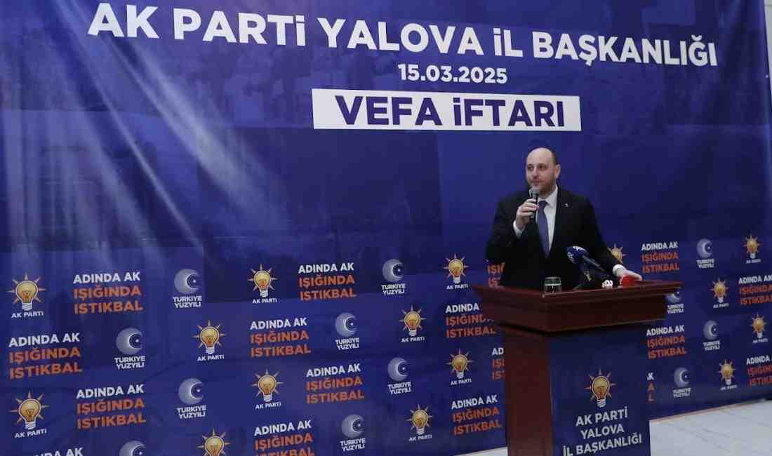 AK Parti Genel Başkan Yardımcısı, Teşkilat Başkanı ve Yalova Milletvekili