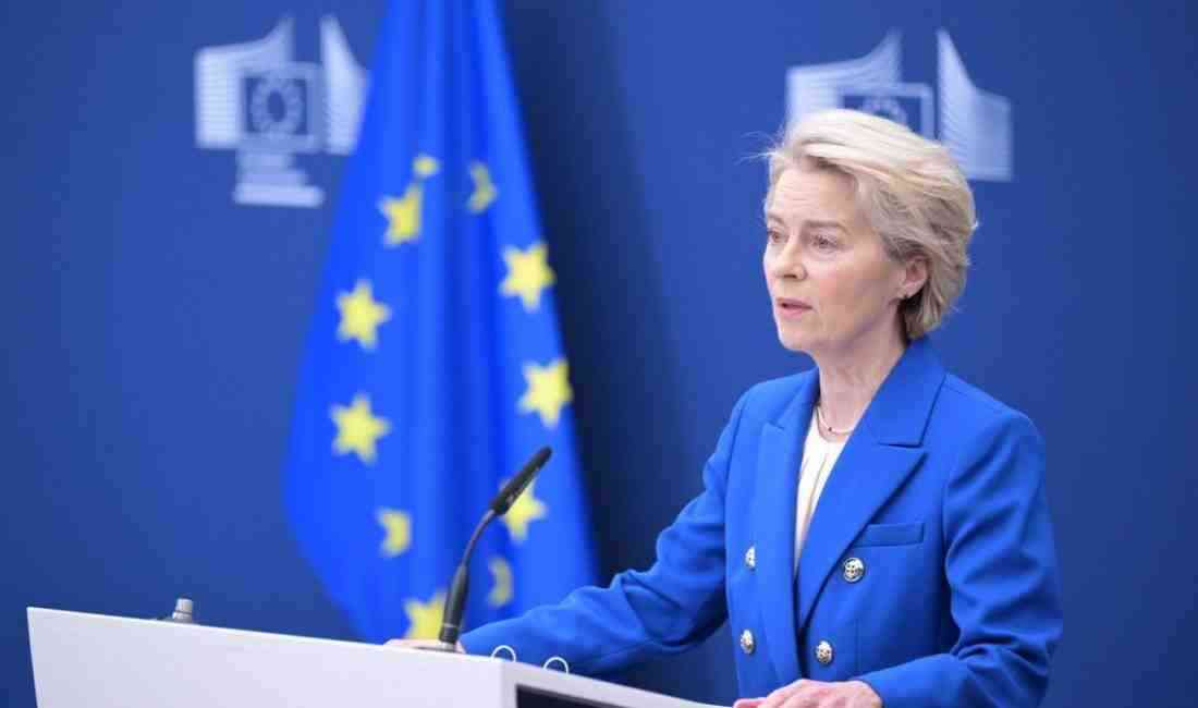 Ukrayna’ya Destek Vurgusu AB Komisyonu Başkanı Ursula von der Leyen,