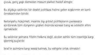 AK Parti Genel Başkan Vekili Efkan Ala, İsrail’in Gazze’ye yönelik