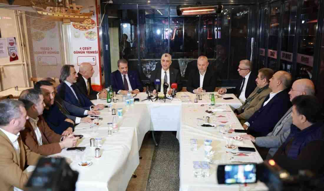 Ticaret Bakanı Ömer Bolat, Ankara’da düzenlenen iftar programında gıda sektörü
