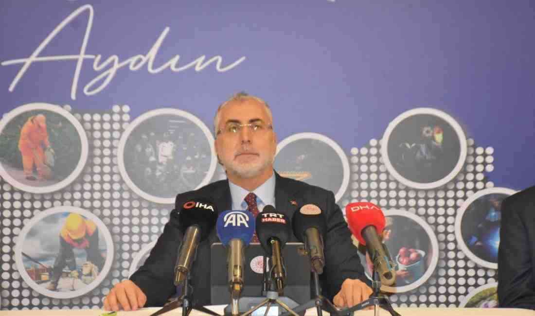 Çalışma ve Sosyal Güvenlik Bakanı Vedat Işıkhan, Aydın’da iş dünyasıyla