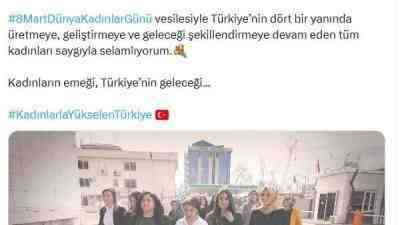 Sanayi ve Teknoloji Bakanı Mehmet Fatih Kacır, 8 Mart Dünya