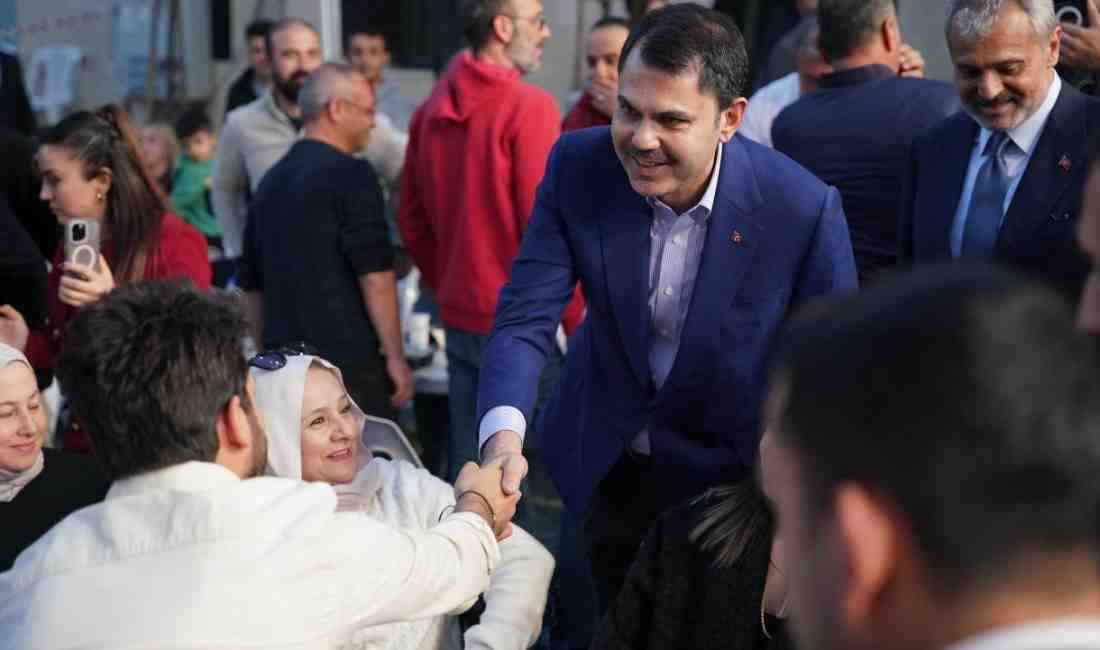 Bakan Murat Kurum, Hatay’da Depremzedelerle Sokak İftarında Buluştu Çevre, Şehircilik