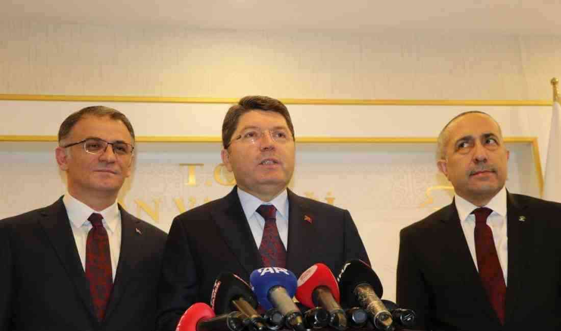 Adalet Bakanı Yılmaz Tunç, bir dizi temas ve incelemelerde bulunmak