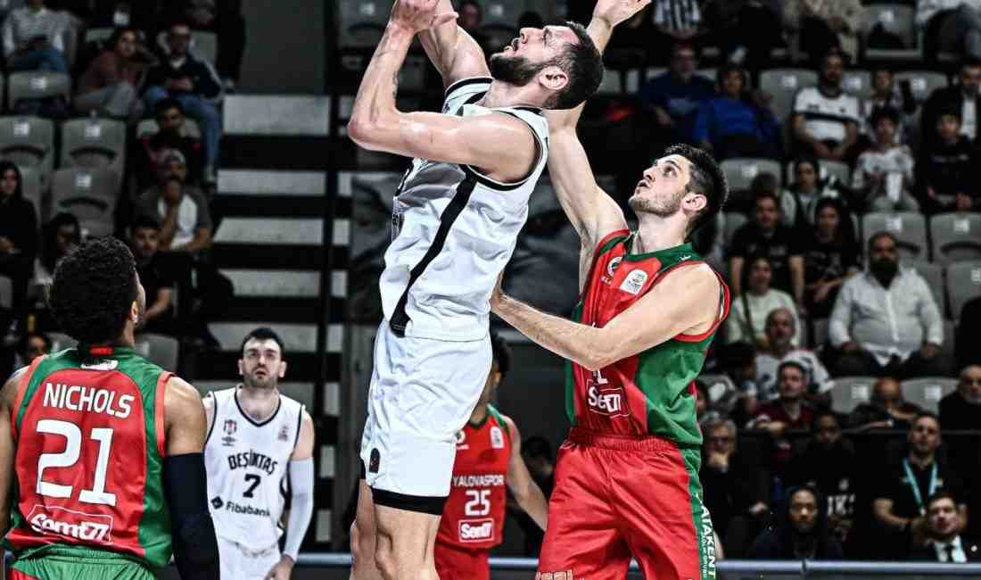 Basketbol Süper Ligi’nin 23. haftasında Beşiktaş Fibabanka, sahasında Yalovaspor’u 103-82