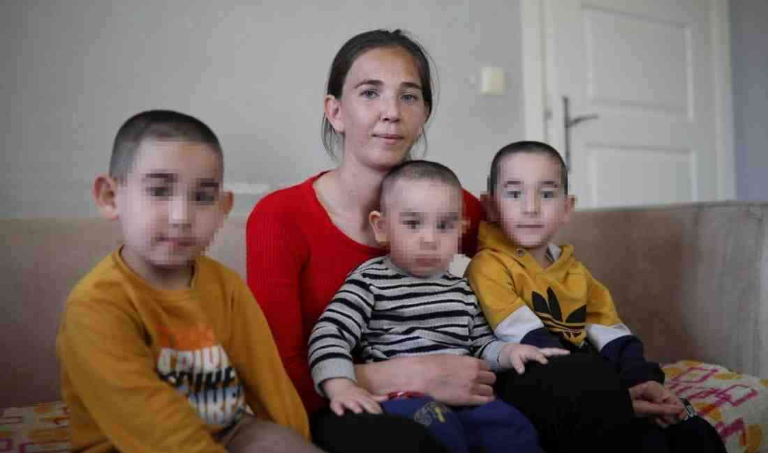 Antalya’da telefon borcu nedeniyle cezaevine giren ve 3 çocuğu ile