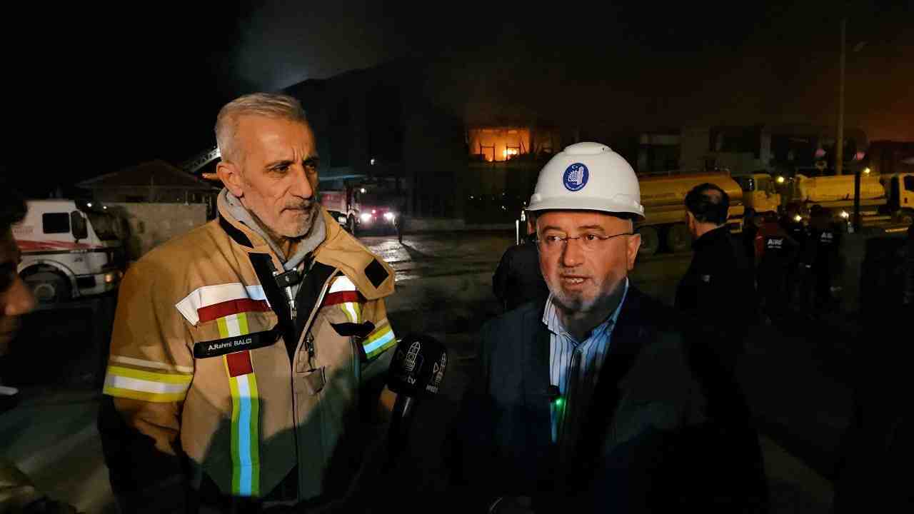 Çorum Organize Sanayi Bölgesi’nde faaliyet gösteren bir lavaş fabrikasında çıkan