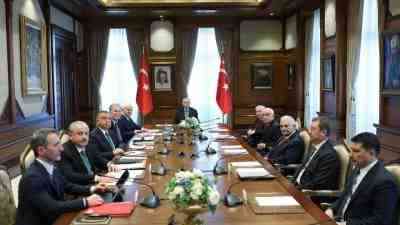 Cumhurbaşkanı Recep Tayyip Erdoğan, Cumhurbaşkanlığı Külliyesi’nde Yüksek İstişare Kurulu (YİK)