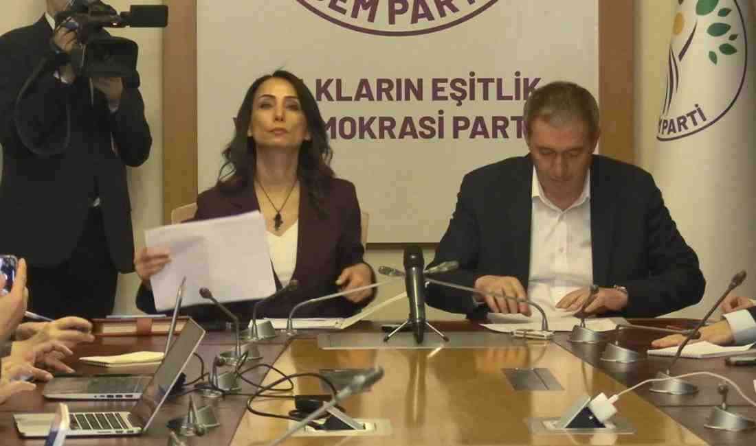 DEM Parti Eş Genel Başkanı Tülay Hatimoğulları, “Çağrı metninde Suriye