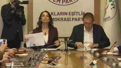 DEM Parti Eş Genel Başkanı Tülay Hatimoğulları, “Çağrı metninde Suriye