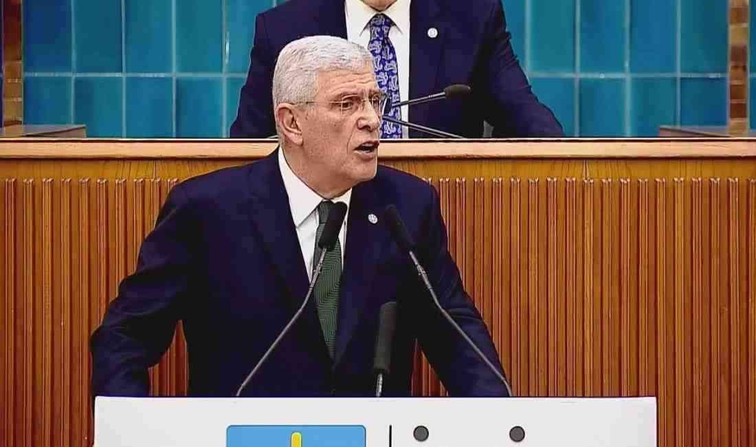 İYİ Parti Genel Başkanı Müsavat Dervişoğlu, partisinin grup toplantısında yaptığı