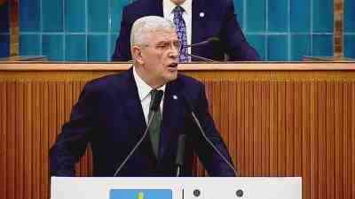 İYİ Parti Genel Başkanı Müsavat Dervişoğlu, partisinin grup toplantısında yaptığı