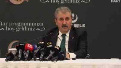 Büyük Birlik Partisi (BBP) Genel Başkanı Mustafa Destici, Ankara’da medya