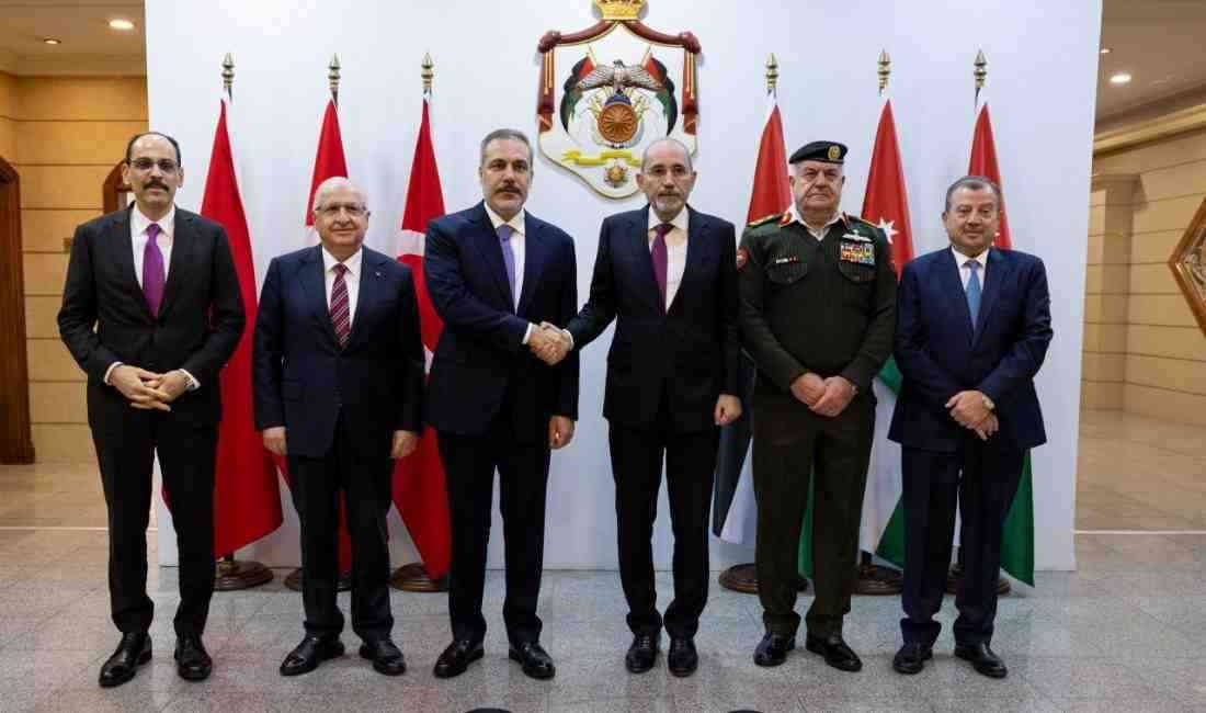 Bakan Fidan, Güler ve Kalın Ürdün’de Dışişleri Bakanı Hakan Fidan,