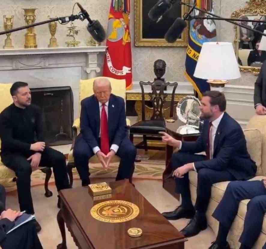 Trump-Zelenskiy Tartışmasının Ardından Destek Açıklamaları Geldi ABD Başkanı Donald Trump