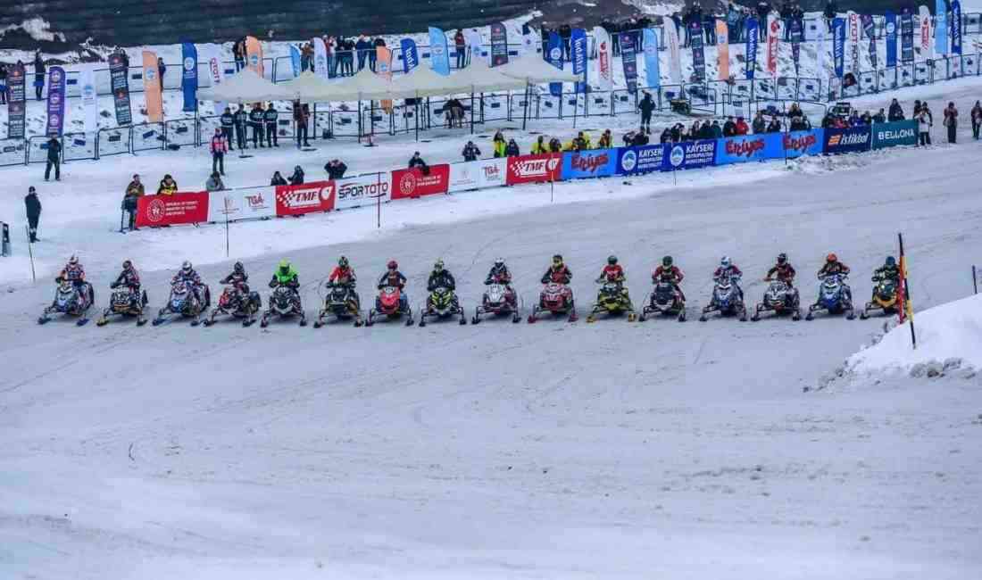 Türkiye’nin en büyük kayak merkezi Erciyes, 2025 Dünya Kar Motosikleti