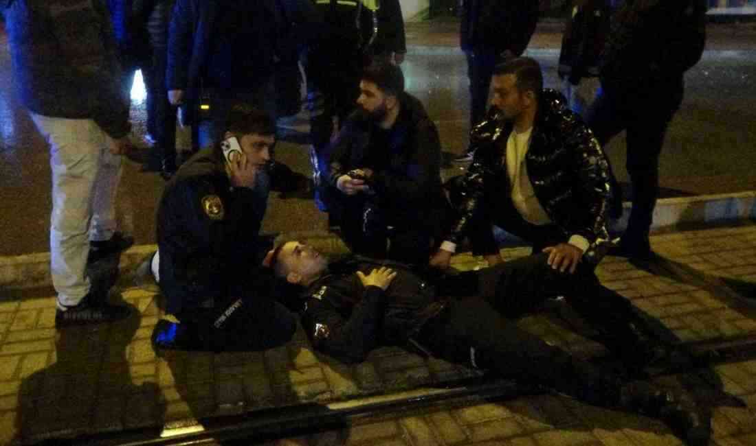 Göstericilerin Attığı Parke Taşı Polis Memuruna İsabet Etti Antalya’da İstanbul