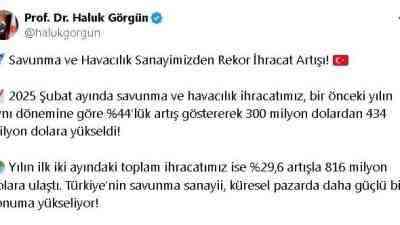Savunma Sanayii Başkanı Haluk Görgün, 2025 yılı Şubat ayında savunma