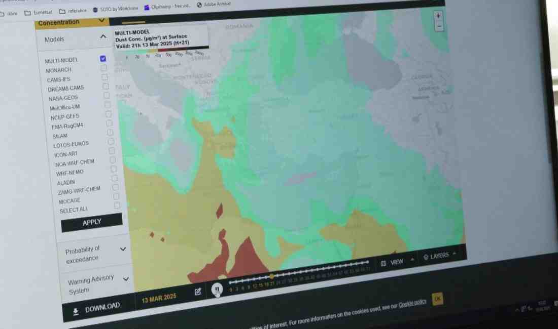 İstanbul’da Rekor Sıcaklık Bekleniyor: Çöl Tozu Geliyor, Ardından Kar Yağışı Kapıda Meteoroloji uzmanları, İstanbul’da hafta sonuna kadar sıcaklıkların mevsim normallerinin üzerine