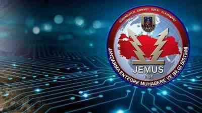 ASELSAN tarafından geliştirilen Jandarma Entegre Muhabere ve Bilgi Sistemi (JEMUS),