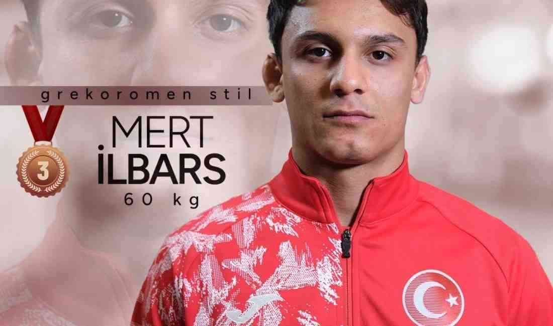 Milli güreşçi Mert İlbars, U23 Avrupa Güreş Şampiyonası’nda grekoromen stil