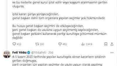 “Kurultayın 4-5 Kasım 2023 Delegeleriyle Yapılması Zorunludur” MHP Genel Başkan
