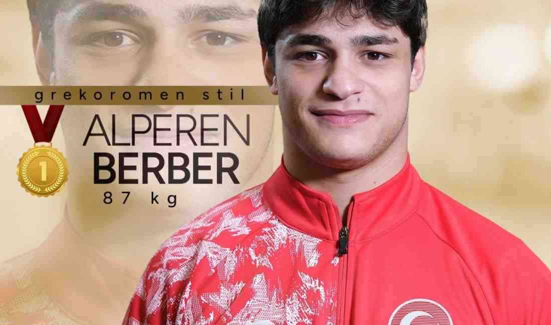 Milli güreşçi Alperen Berber, 23 Yaş Altı Avrupa Güreş Şampiyonası’nda