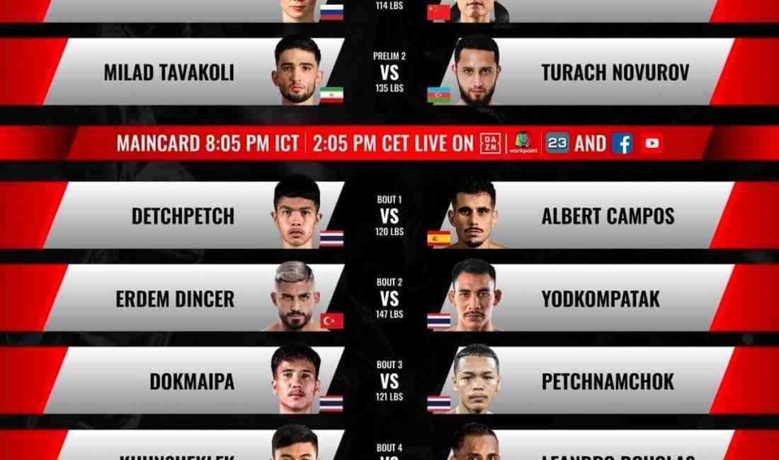 24 yaşındaki Muay Thai milli sporcusu Erdem Taha Dinçer, dövüş