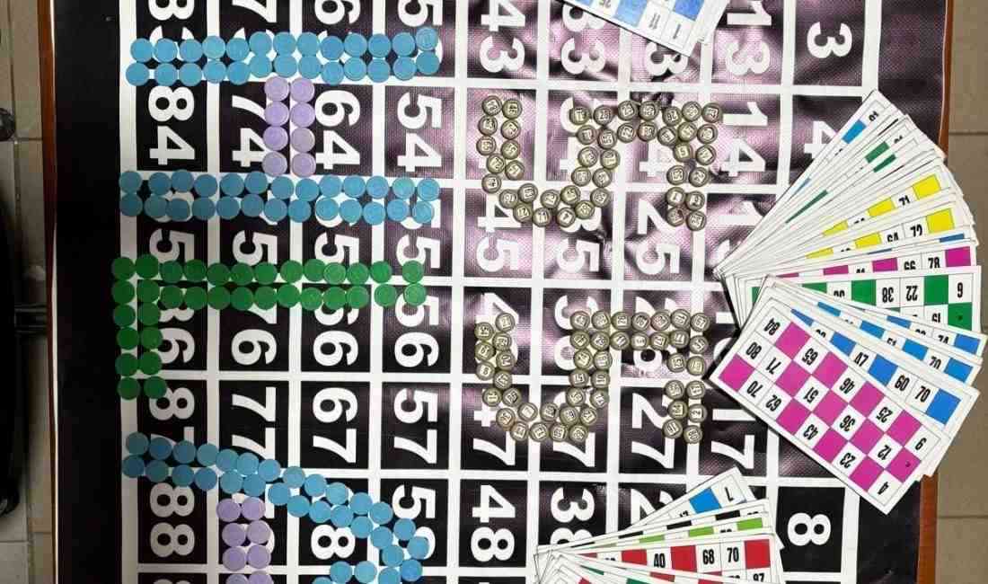 Samsun’un Atakum ilçesinde bir oyun salonunda kumar oynadığı belirlenen 36