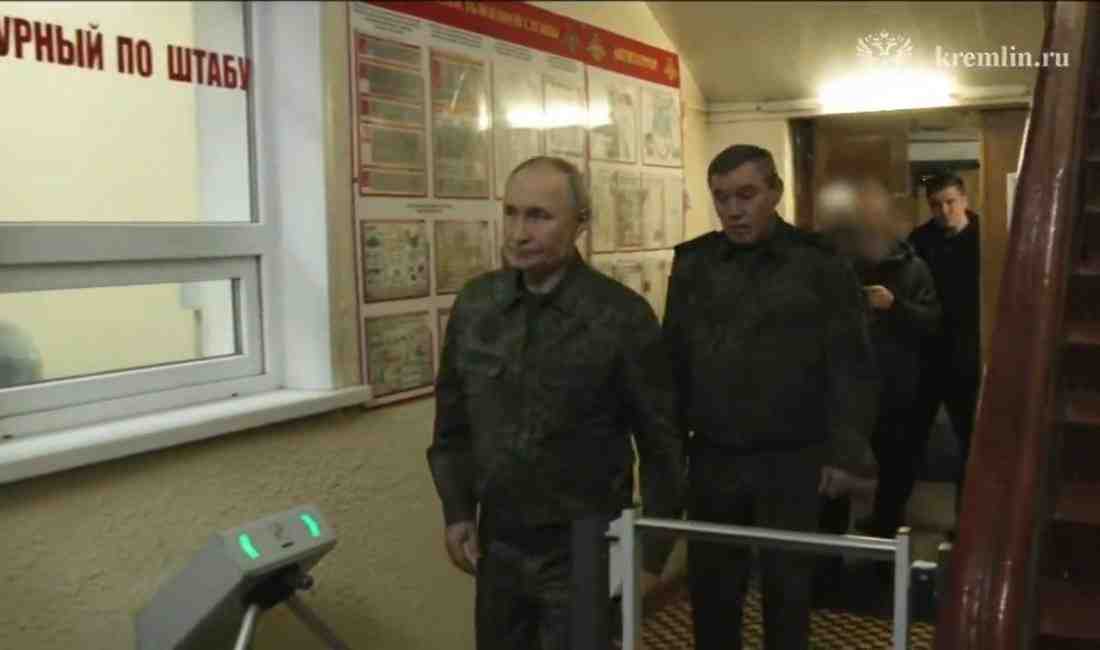 Rusya Devlet Başkanı Vladimir Putin, Ukrayna’nın kontrolündeki Kursk bölgesinde bir