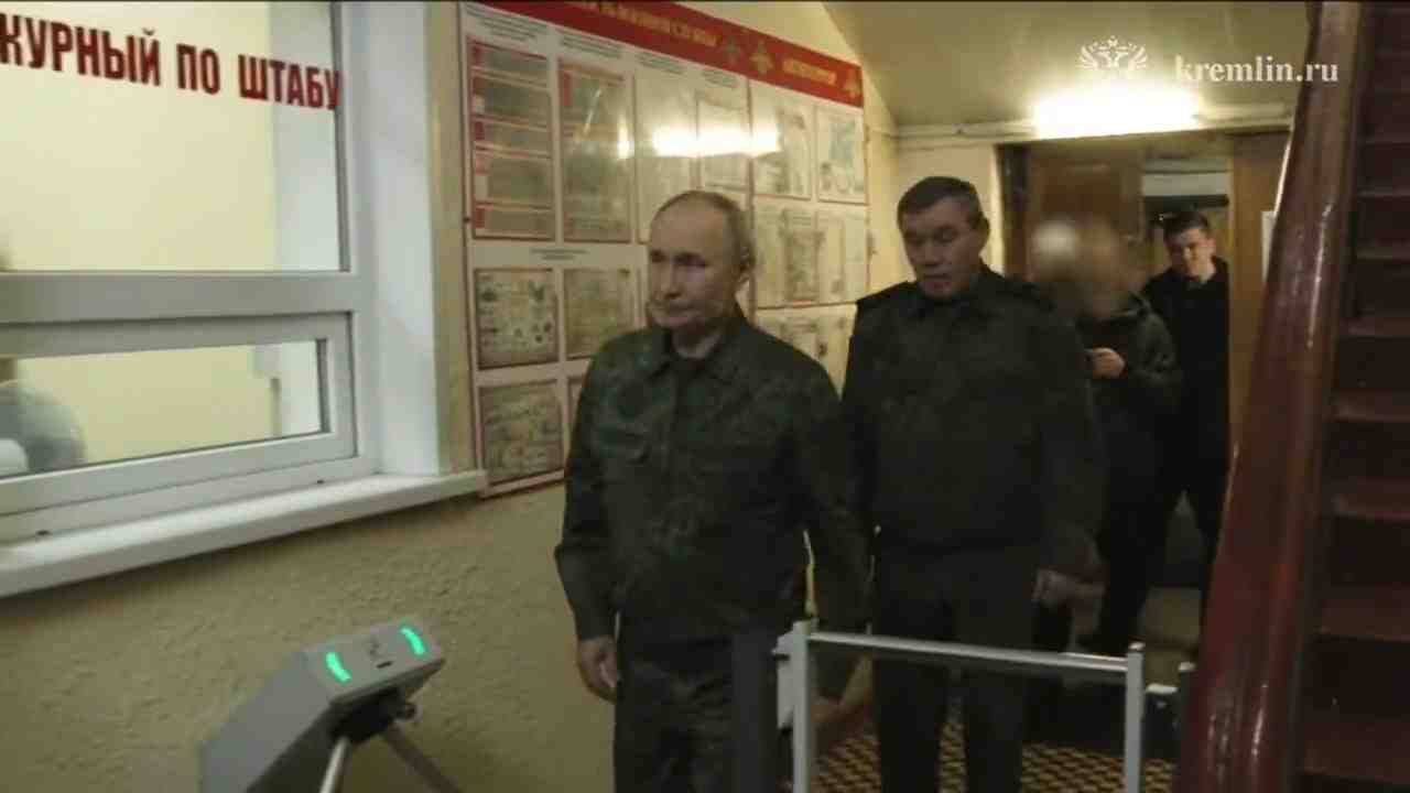Rusya Devlet Başkanı Vladimir Putin, Ukrayna’nın kontrolündeki Kursk bölgesinde bir