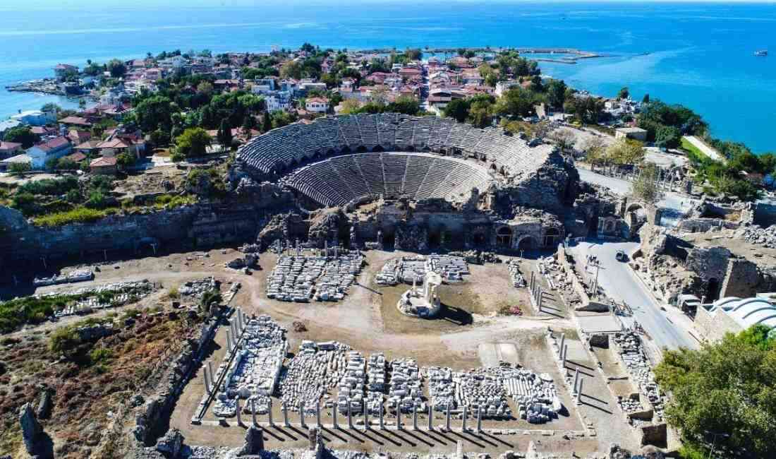Antalya Rölöve ve Anıtlar Müdürlüğü tarafından gerçekleştirilen Patara, Side, Olympos,