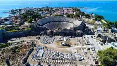 Antalya Rölöve ve Anıtlar Müdürlüğü tarafından gerçekleştirilen Patara, Side, Olympos,