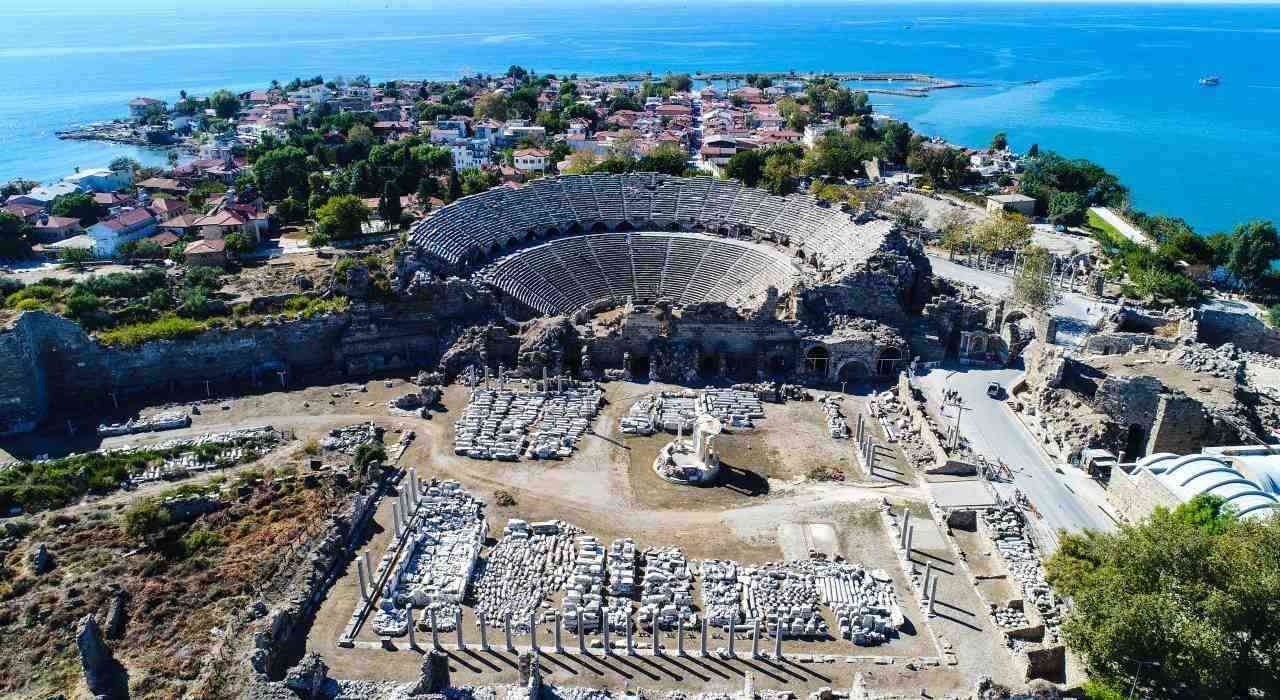 Antalya Rölöve ve Anıtlar Müdürlüğü tarafından gerçekleştirilen Patara, Side, Olympos,