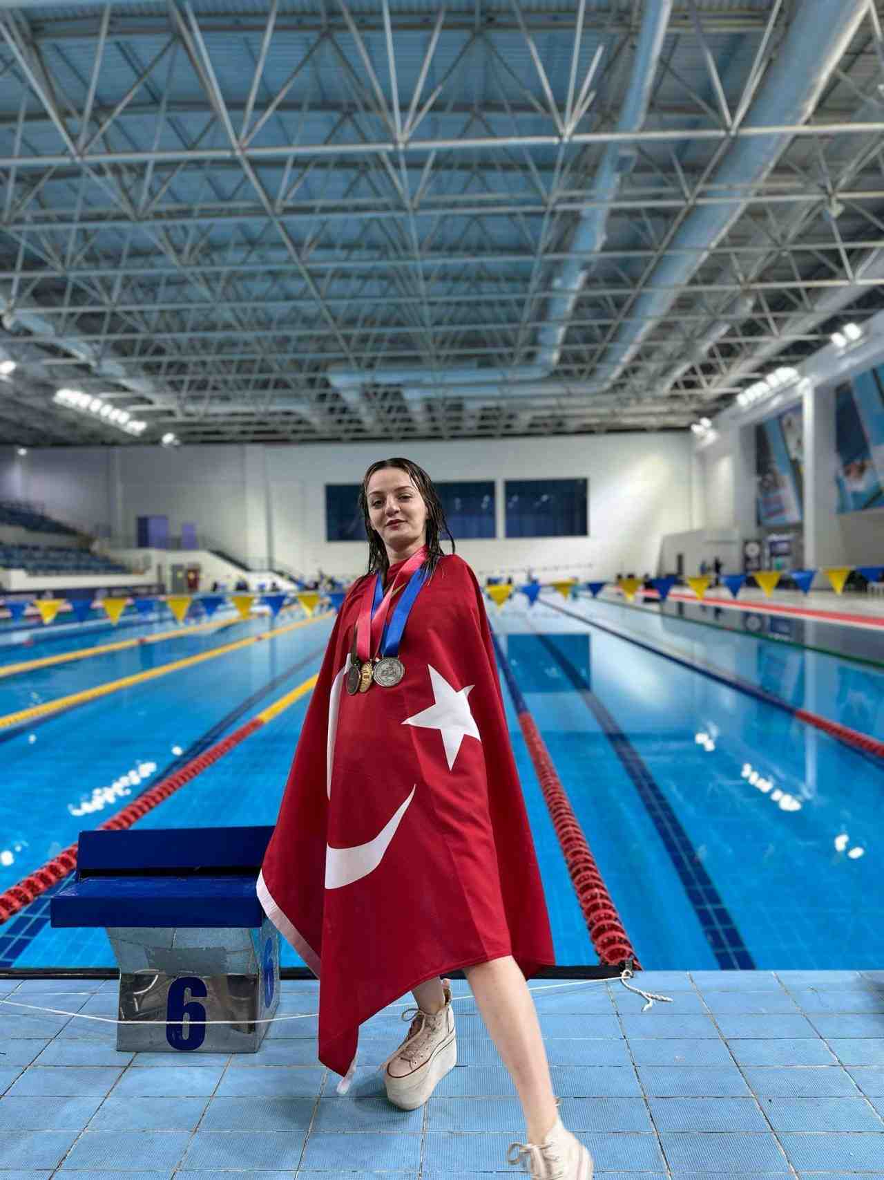 Dünya ve Avrupa Şampiyonu paralimpik milli yüzücü Sümeyye Boyacı, İspanya’nın