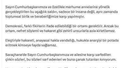 “Nefret ve Düşmanlık Dili Demokrasimizi Zedeler” TBMM Başkanı Numan Kurtulmuş,
