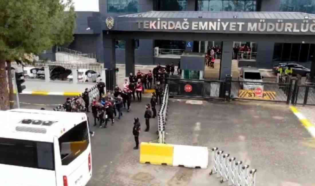 Tekirdağ’ın Saray ilçesi Cumhuriyet Başsavcılığı koordinesinde gerçekleştirilen operasyon kapsamında 28