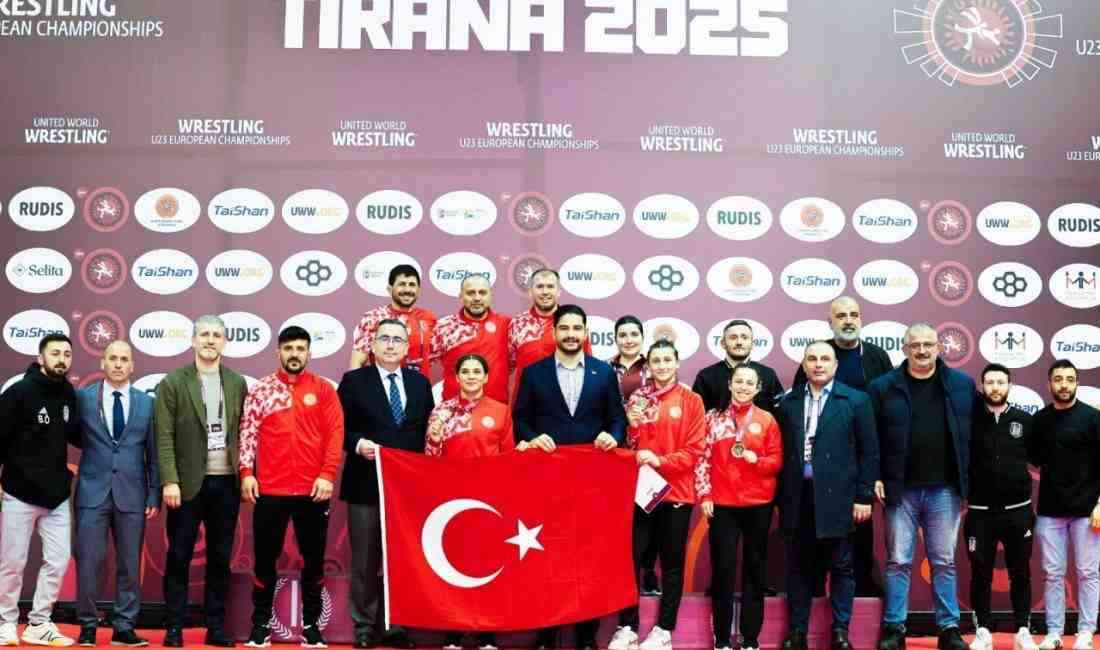 Arnavutluk’un Tiran kentinde düzenlenen U23 Avrupa Güreş Şampiyonası’nda, kadın milli