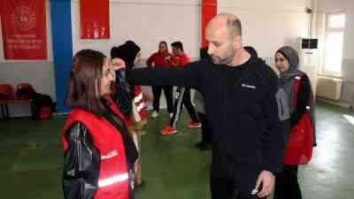 Şiddete Karşı Gönüllü Savunma Eğitimi Gaziantep’te, Türkiye Wushu Kung Fu