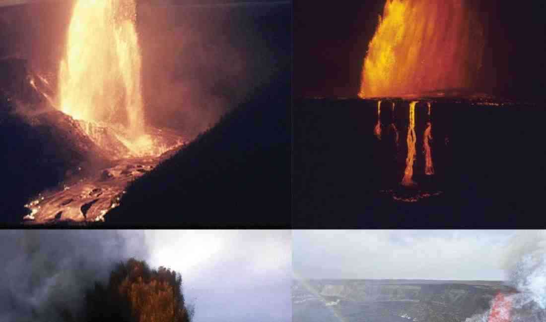 Hawaii’nin en aktif yanardağlarından biri olan Kilauea, çarşamba günü 12’nci