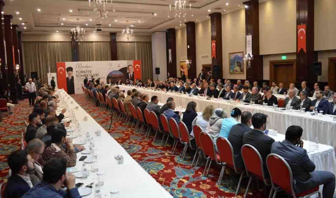 Mardin’de Türkiye Yüzyılı Vizyonu Masaya Yatırıldı Cumhuriyetin 100’üncü yılı etkinlikleri