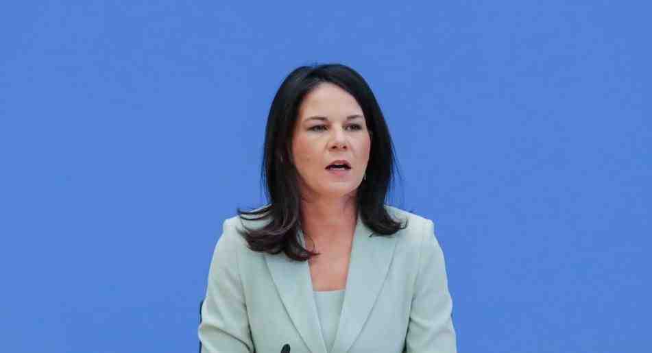 Almanya Dışişleri Bakanı Annalena Baerbock, Avrupa Birliği (AB) Dışişleri Bakanları