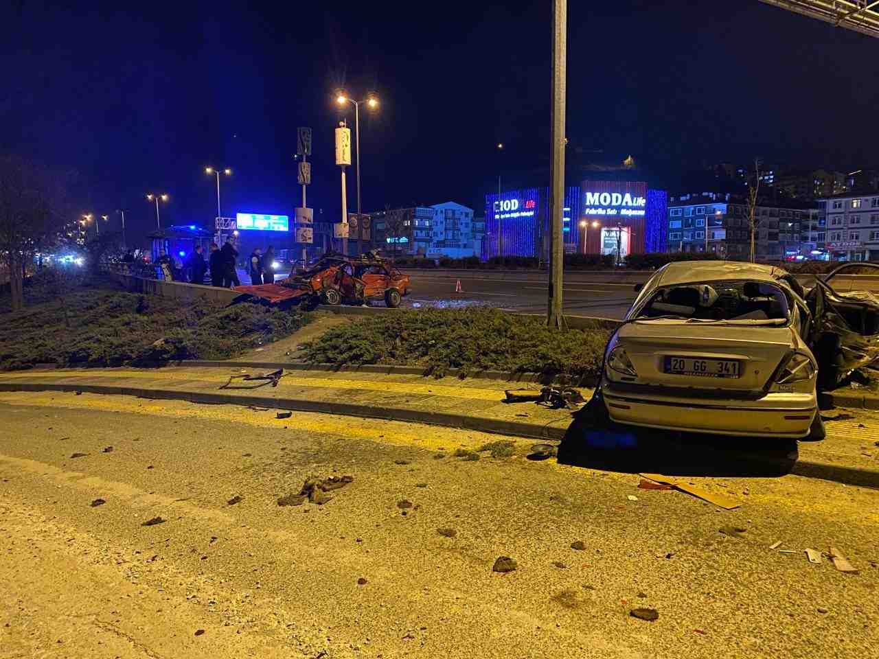 Gece Saatlerinde Feci Kaza Ankara’nın Mamak ilçesi Boğaziçi Mahallesi’nde gece