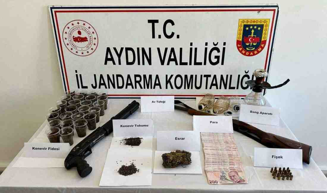 Aydın İl Jandarma Komutanlığı, uyuşturucu satıcılarına yönelik gerçekleştirdiği operasyonlarla 27